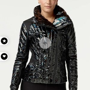 Blanc Noir black down jacket xs